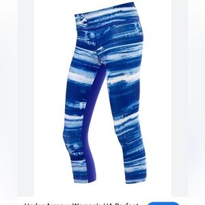 Under Armour Women’s UA Printed Blue Capri